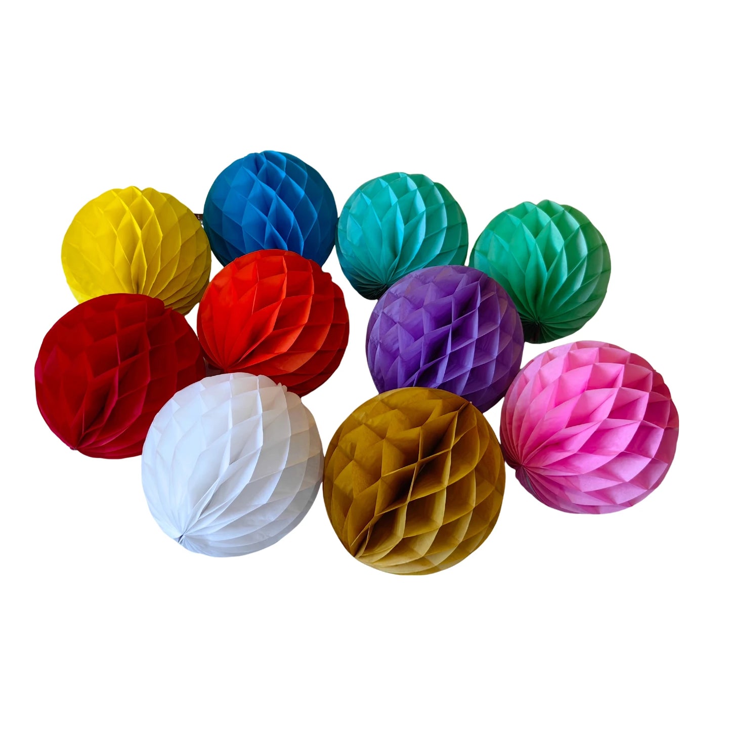 10pcs 30cm Honeycomb Paper Lanterns Decorative Paper Balls Birthday Party Decoration Crafts Wedding diy