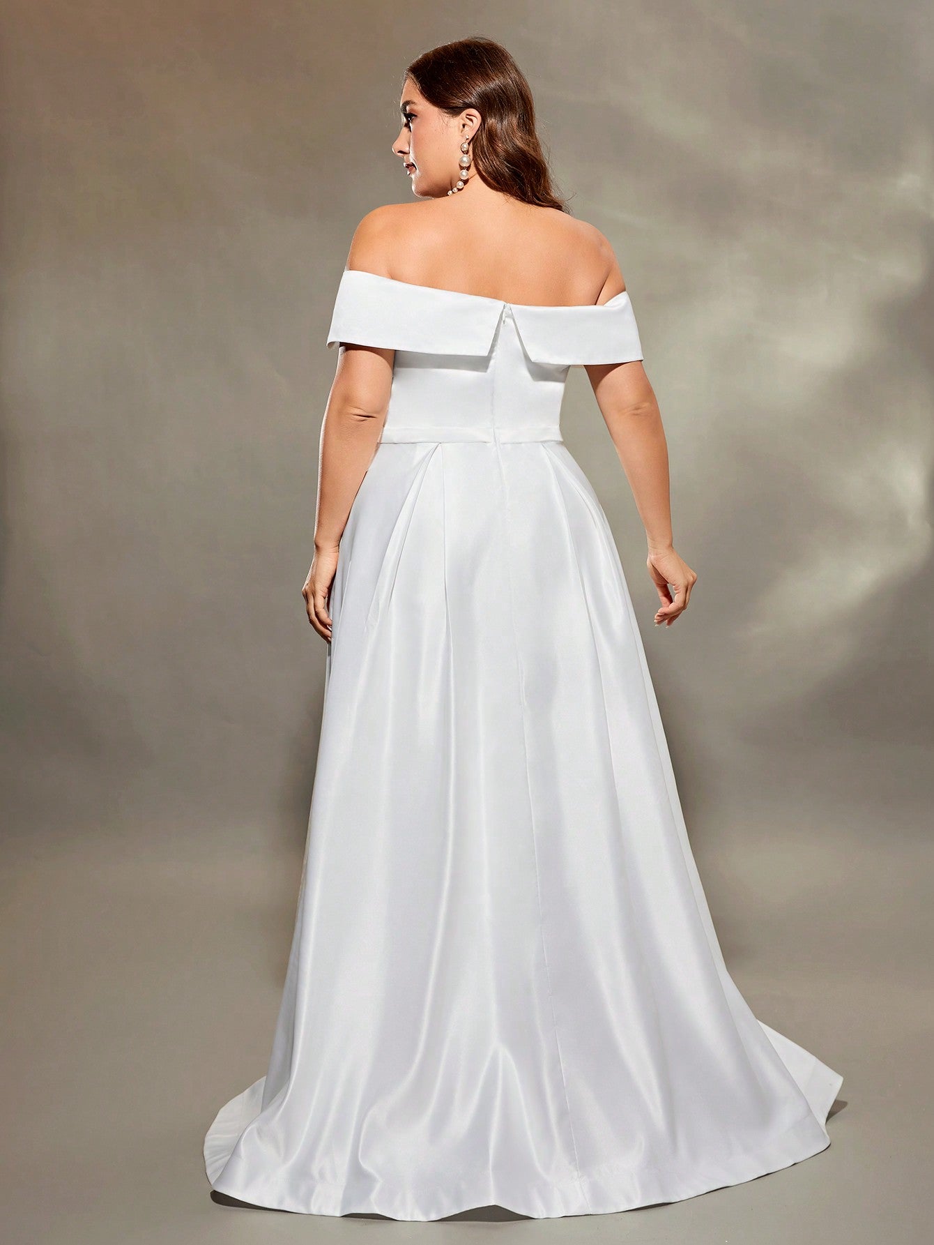New Light Wedding Satin One Shoulder High Waist Evening Simple Hepburn Style Bridesmaid Banquet Sisters Dresses