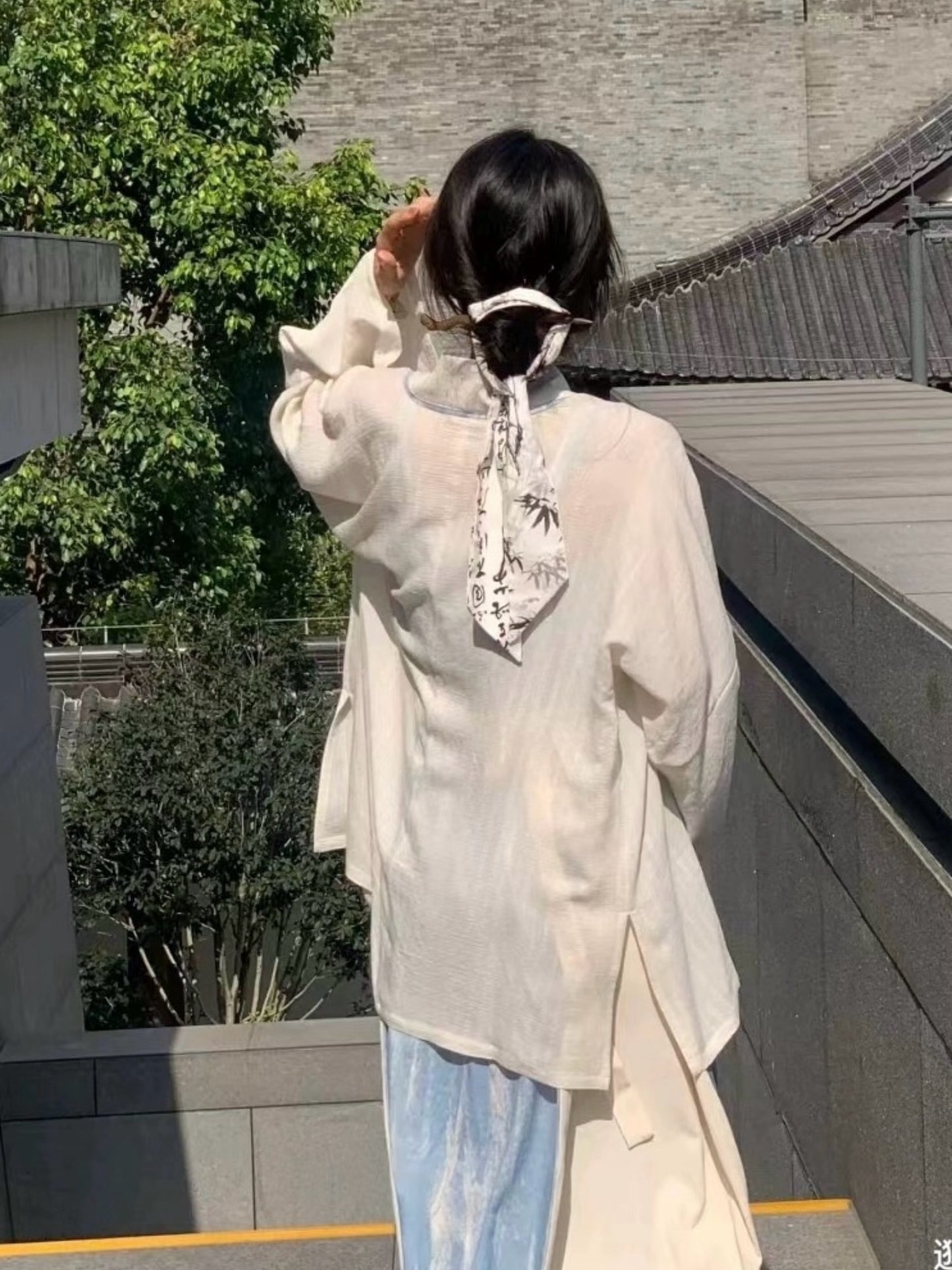 New Chinese women's Han elements lapel national style retro suit improved Song system Hanfu three-piece super fairy temperament fairy skirt
