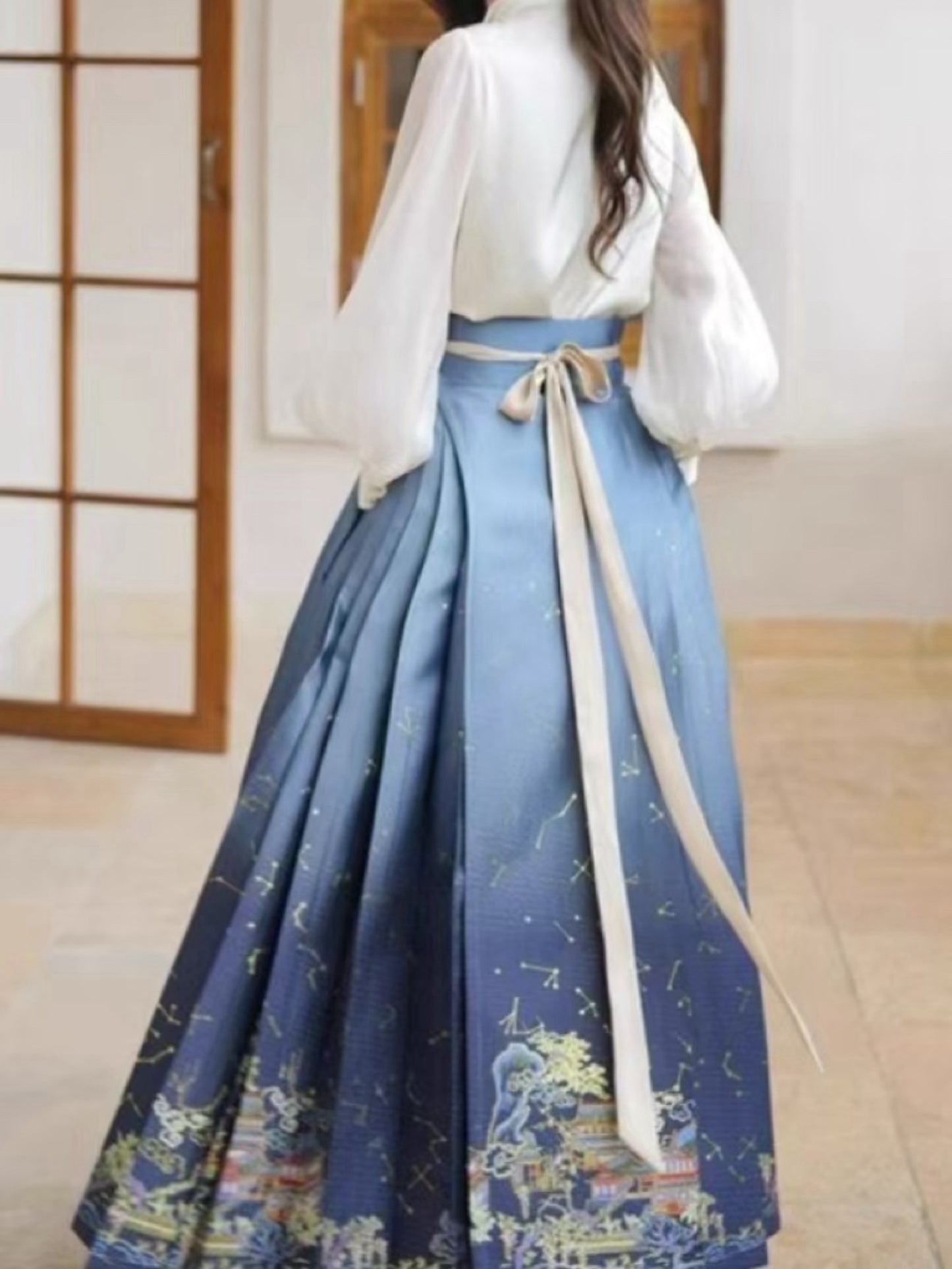 Ming system hanbok women New Chinese adult hanbok daily commuting national style shirt skirt suit