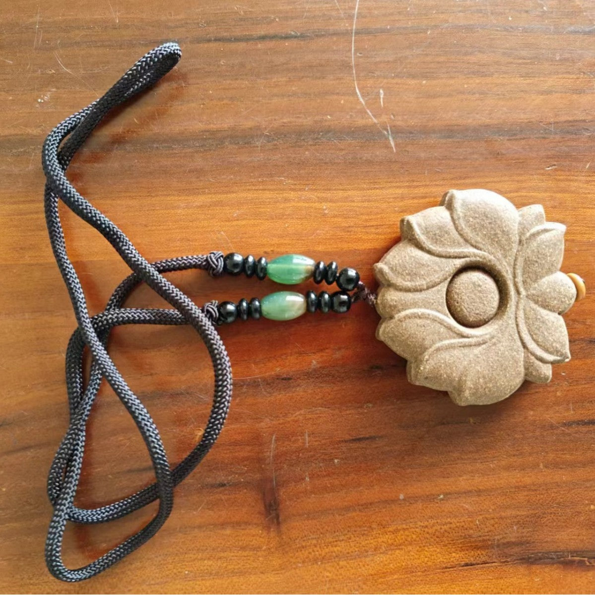 Natural Ancient Dharma Harmony Fragrance Brand Car Pendant, Safe Prajna Heart Sutra Portable Accessories, Aromatherapy Pendant