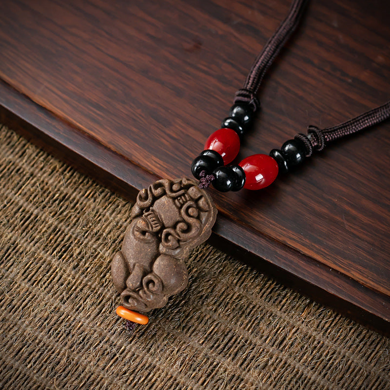 Natural Ancient Dharma Harmony Fragrance Brand Car Pendant, Safe Prajna Heart Sutra Portable Accessories, Aromatherapy Pendant