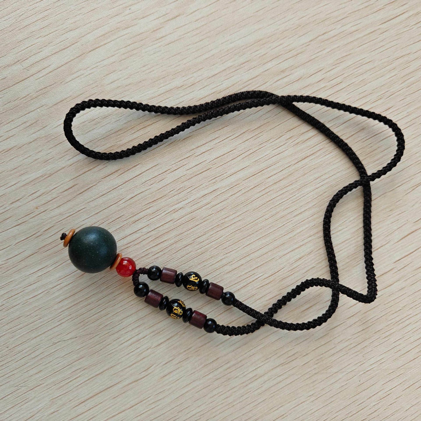 Natural Ancient Dharma Harmony Fragrance Brand Car Pendant, Safe Prajna Heart Sutra Portable Accessories, Aromatherapy Pendant