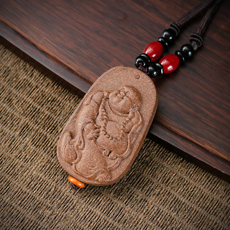 Natural Ancient Dharma Harmony Fragrance Brand Car Pendant, Safe Prajna Heart Sutra Portable Accessories, Aromatherapy Pendant