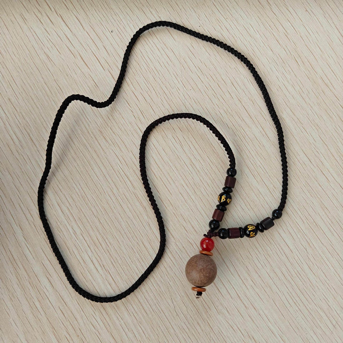 Natural Ancient Dharma Harmony Fragrance Brand Car Pendant, Safe Prajna Heart Sutra Portable Accessories, Aromatherapy Pendant