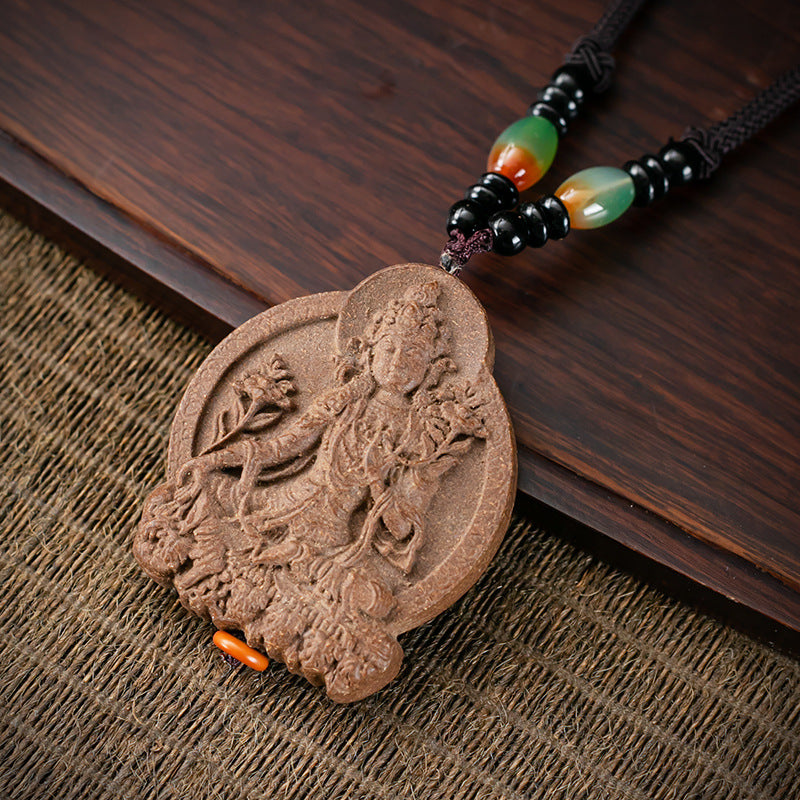 Natural Ancient Dharma Harmony Fragrance Brand Car Pendant, Safe Prajna Heart Sutra Portable Accessories, Aromatherapy Pendant