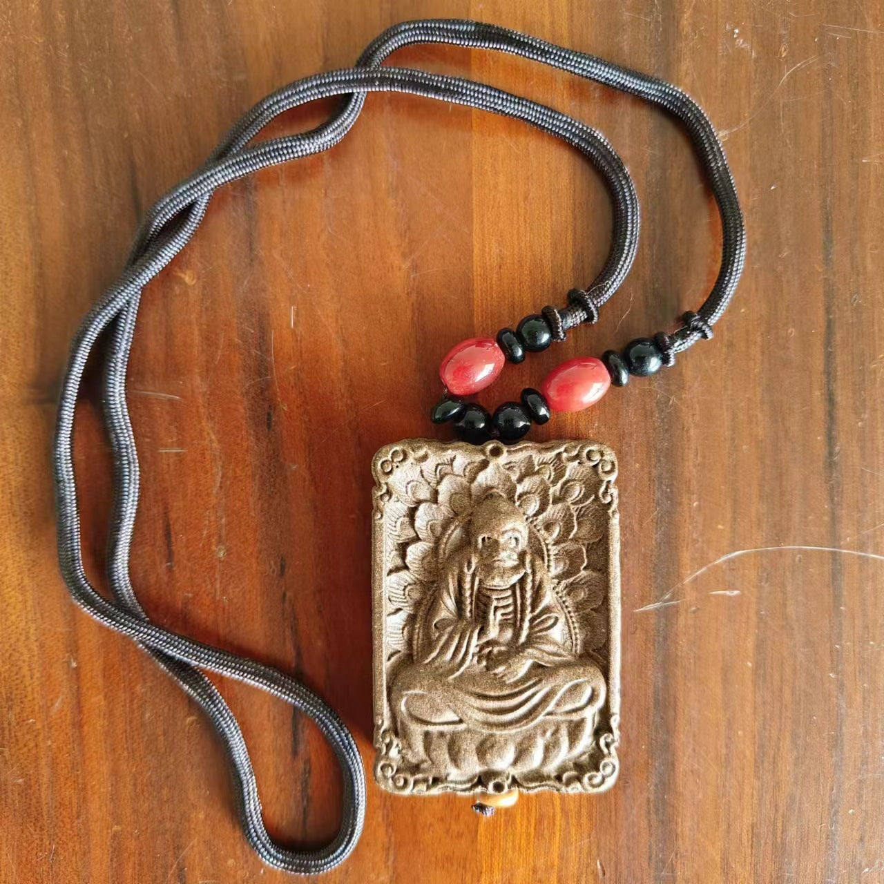 Natural Ancient Dharma Harmony Fragrance Brand Car Pendant, Safe Prajna Heart Sutra Portable Accessories, Aromatherapy Pendant