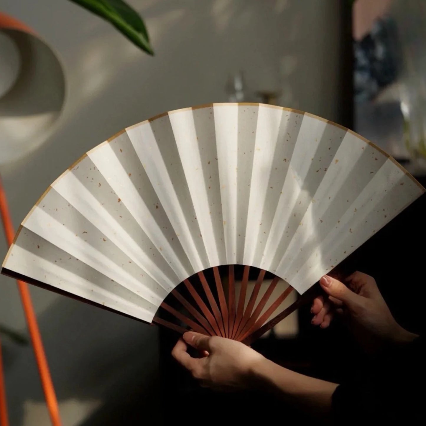 10pcs Blank Xuan Paper Folding Fan DIY | Ancient Style Calligraphy Inscription | Wedding, Travel, Memorial, Holiday, Party Gathering