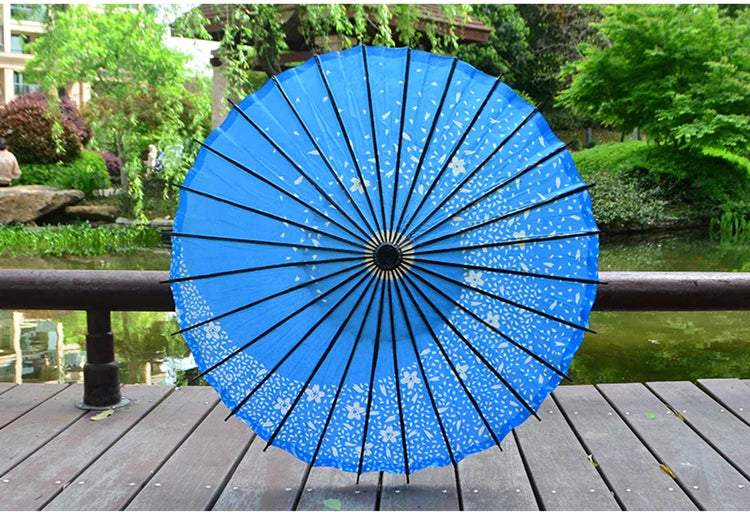 1pcsDiameter 82cm Japanese long handle oil paper umbrella studio wedding photography props ceiling decoration COS not rainproof