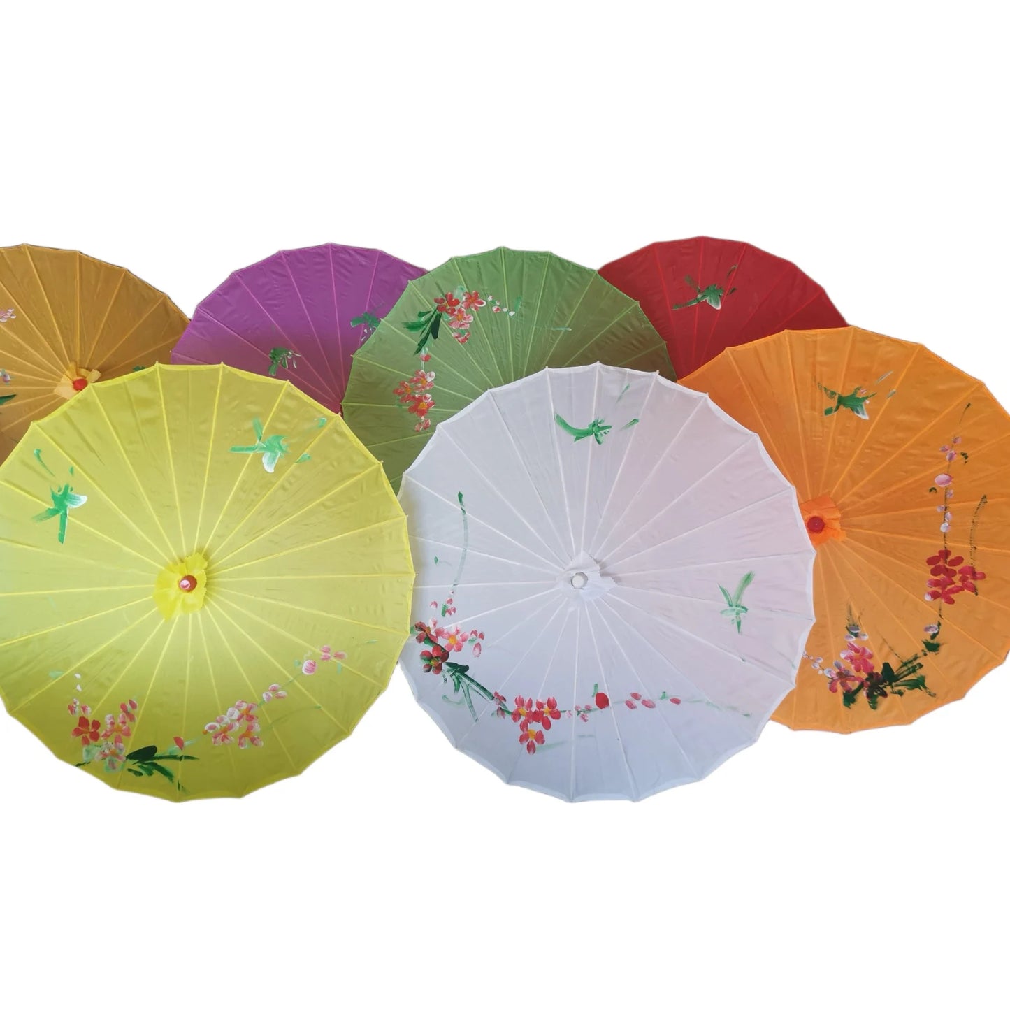 5 pcs Diameter56cm hand-painted silk-like umbrellas Modified oil paper umbrellas Party Ceiling Decoration