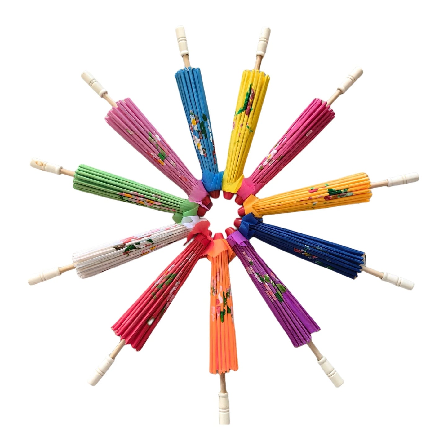 5 pcs Diameter56cm hand-painted silk-like umbrellas Modified oil paper umbrellas Party Ceiling Decoration