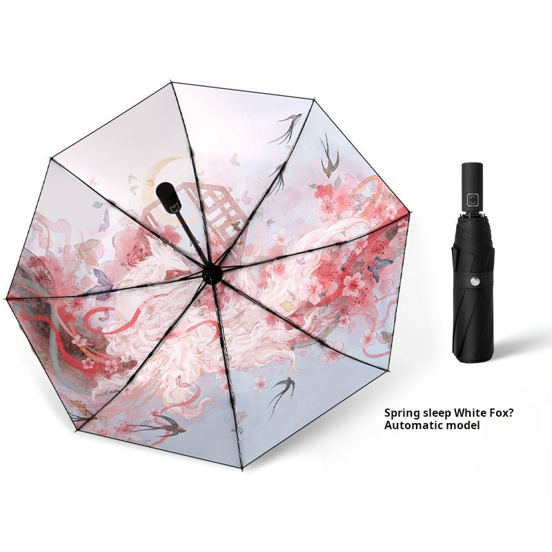 High-Value Chinese Style Umbrella, Waterproof and Sun-proof Dual-use Umbrella