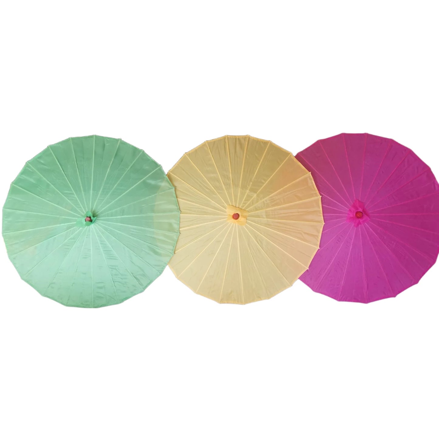 5pcs Diameter56cm Blank Fabric Umbrellas Modified Oil Paper Umbrellas DIY Party Ceiling Decoration